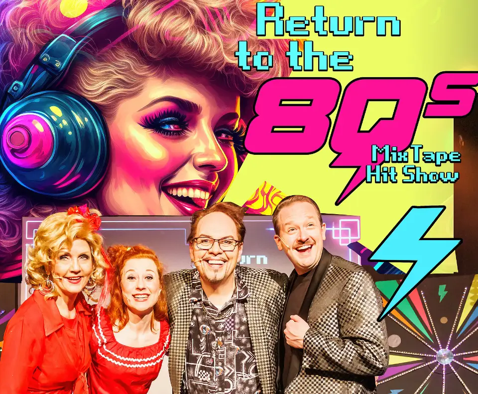 Bild zum Theaterprojekt „Return to the 80s“ am Hansa-Theater Dortmund.